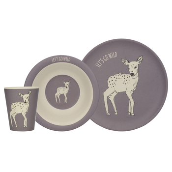 Набір дитячого посуду CreativeTops DEER INTO THE WILD, 3 шт.