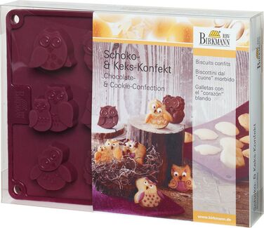 Форма для кексів у вигляді сов, 15,8 x 20,8 x 2,5 см, RBV Birkmann