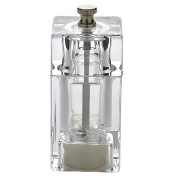 Мельница для соли и перца квадратная, 10 см, акрил, GenWare