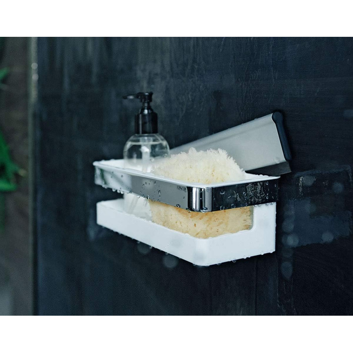 Душевая корзина Moll, 3 шт., хромированная/белая, 12759010000