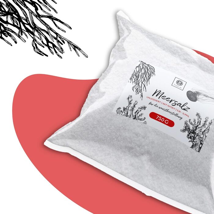 Нітритна сіль з морською сіллю 750 г Fuduu.de