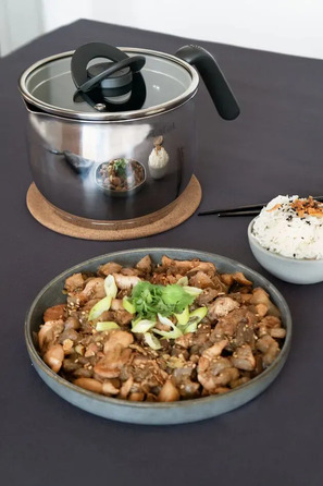 Tefal Мультиструга Opti Space, 2.5л, нержавеющая сталь, бакелит