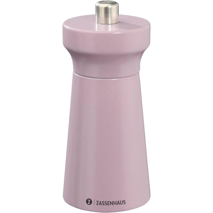 Песок Zassenhaus WESTERLAND лакированная древесина бука Фрезерная головка из древесины бука с бесступенчатой регулировкой высокопроизводительной керамической шлифовальной машины Мельница для специй для соли 12 см, Ø 5,4 см (соляная мельница, лотос)