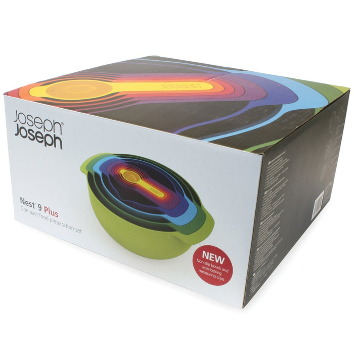 Набір мисок 9 предметів Nest Plus Multicolor Joseph Joseph
