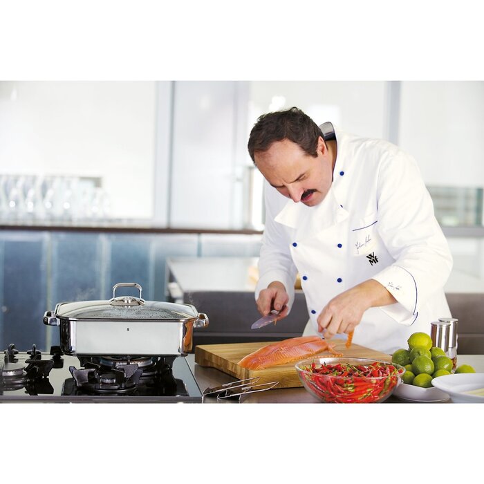 Жаровня 41 х 27 см з паровим кошиком, прямокутна Vitalis Aroma WMF