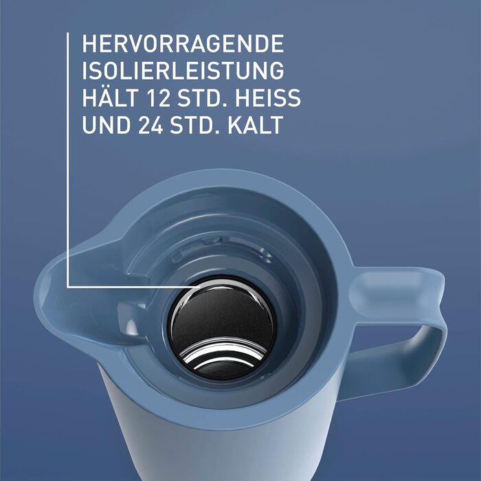 Термоглечик 1 л, синій Motiva Emsa