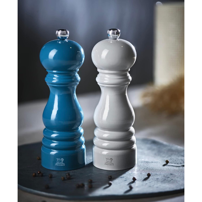 Перцевий млин Париж 18 см - Колекція Paris-rama - Класичне регулювання помелу - Виготовлений з сертифікованої PEFC деревини - Aubergine Pepper Mill