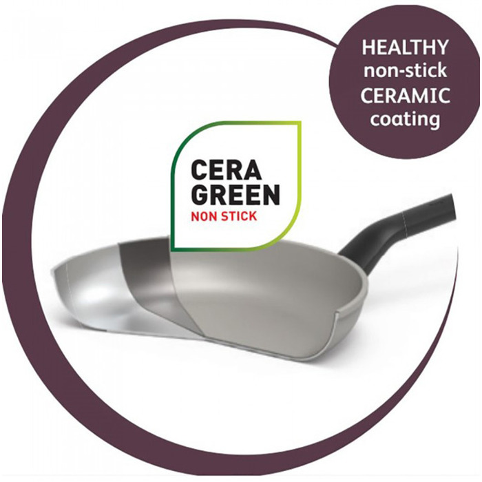 Кастрюля с антипригарным покрытием BergHOFF LEO GRAPHITE, диам. 20 см, 3,1 л