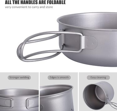 Набір для приготування їжі зі складною ручкою Boundless Voyage