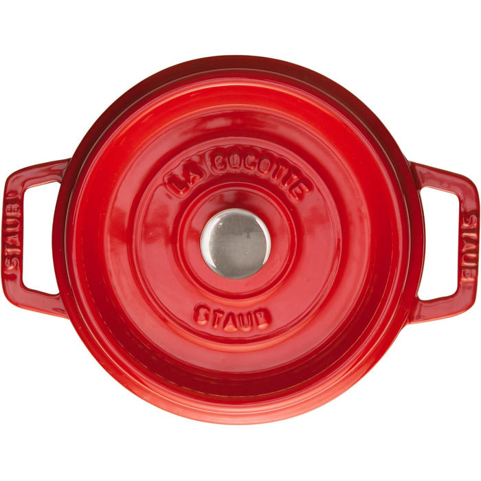 Кокот круглый 20 см, вишневый Staub