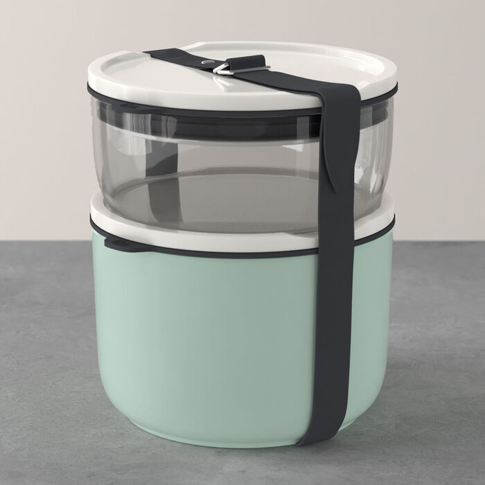 Набір ланч-боксів 2 предмети, сірий / м'ятний ToGo&ToStay Villeroy & Boch