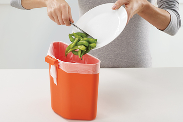 Контейнер для сміття з двома баками 60 л білий Totem Compact Joseph Joseph