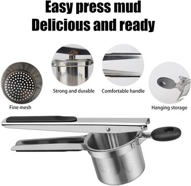 Прес для картоплі з нержавіючої сталі Atliberswo