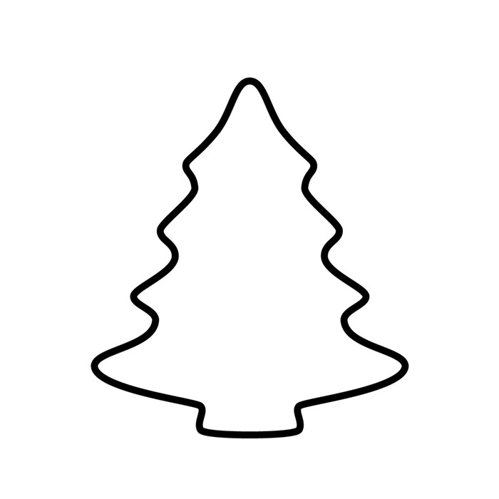 Формочка для печива металева Різдвяна ялинка 7 см Kaiser