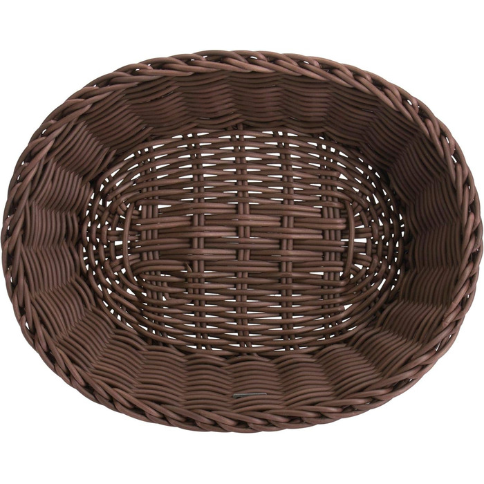 Багатоцільовий кошик, підходить для готелів і громадського харчування, овальний, приблизно 32 x 23 x 7 см, коричневий Saleen