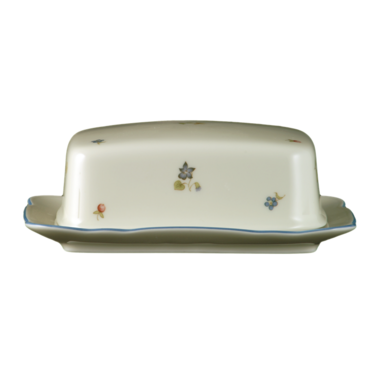 Маслянка для вершкового масла 230 г Streublume blauer Rand Marie-Luise Seltmann