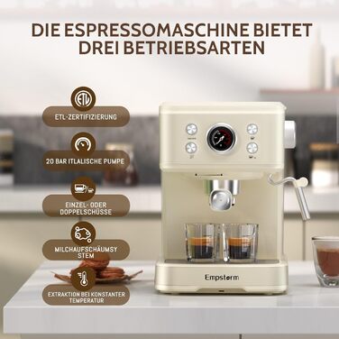 Кавомашина 1,5 л 1250 Вт Empstorm