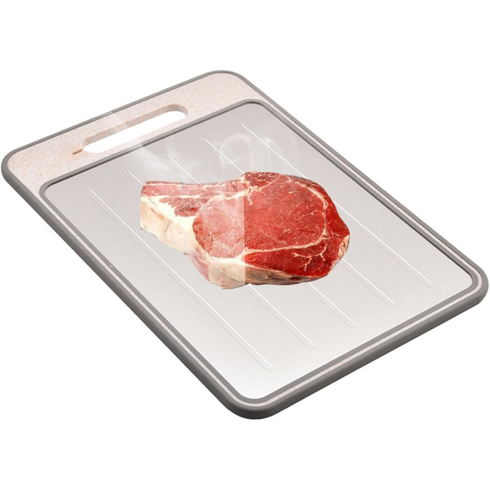 Дошка для розморожування та нарізання 31,1 х 21 см, білий/бежевий SMELEYOU