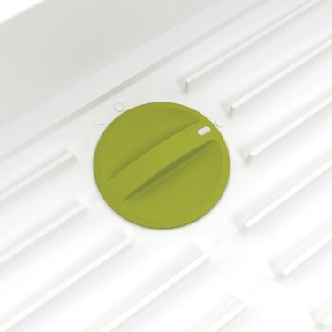 Регульована сушарка для посуду біло-зелена Extend Joseph Joseph