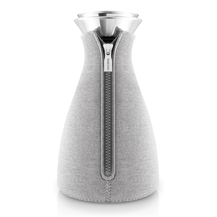 Кавовий глечик в неопреновому чохлі 1 л світло-сірий Cafe Solo Eva Solo
