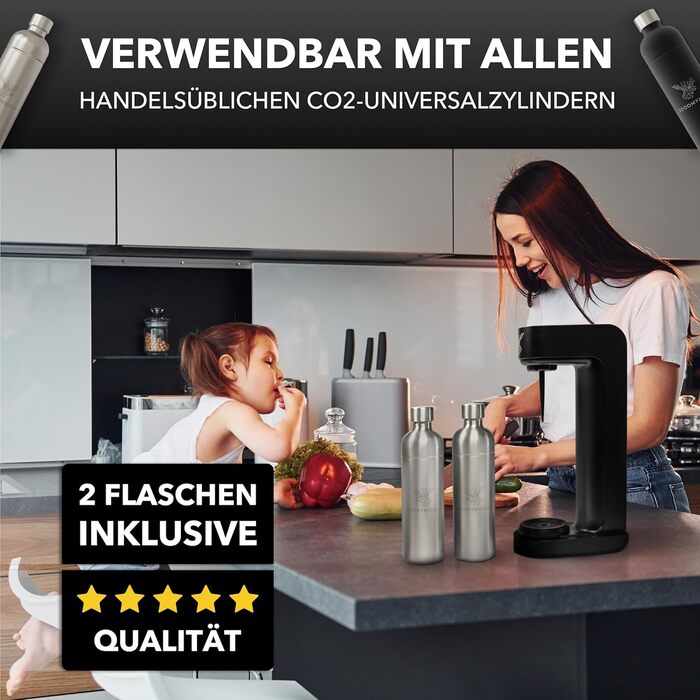 Набір для газування води, 3 предмети Infinity Luckymoose