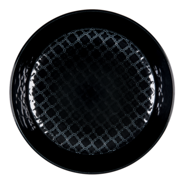 Тарелка глубокая Lubiana Marrakesz 20 см черная 4281K80E