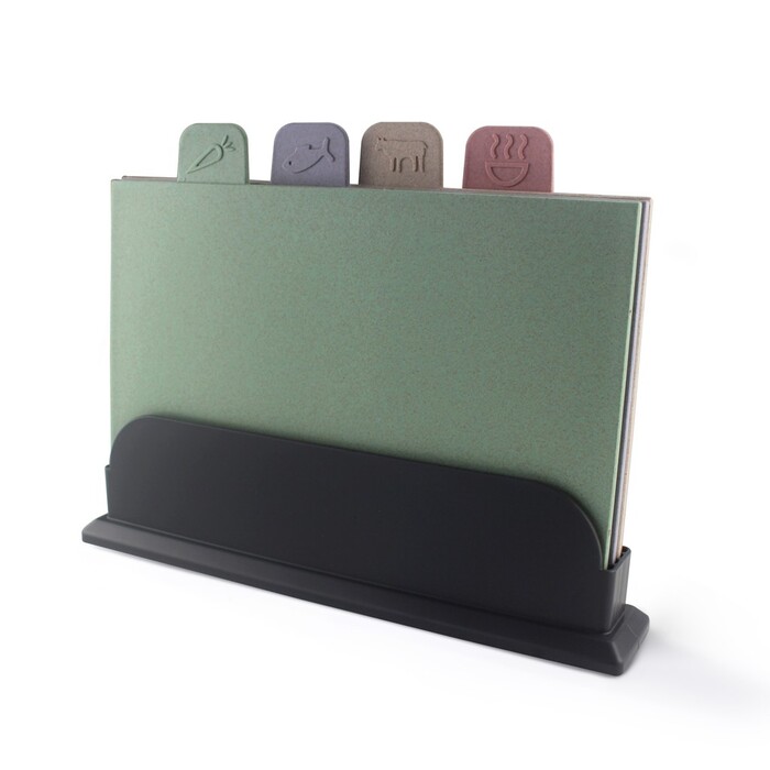 Набір з 4-х обробних дошок Fissman 28x22 см пластик (8050)