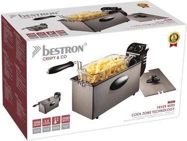 Фрітюрниця 3,5 літра 2000 Вт Bestron