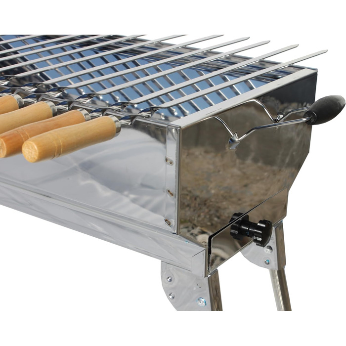 Преміальний портативний магал з ящиком для попелу, шампурами та решіткою Andreas Dell