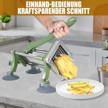 Апарат для нарізки картоплі фрі з 4 змінними лезами EasyVibe