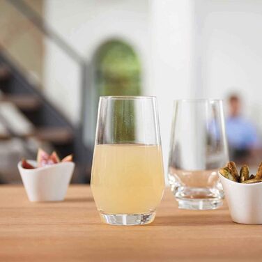 Келихи для рислінгу LEONARDO HOME PUCCINI (набір з 6 шт.) Келихи для вина, стійкі до подряпин (400 мл) Можна мити в посудомийній машині та довговічні Вічні келихи для білого вина Сучасний дизайн Келих для рислінгу Puccini 069540 6 келихів (келих для напої