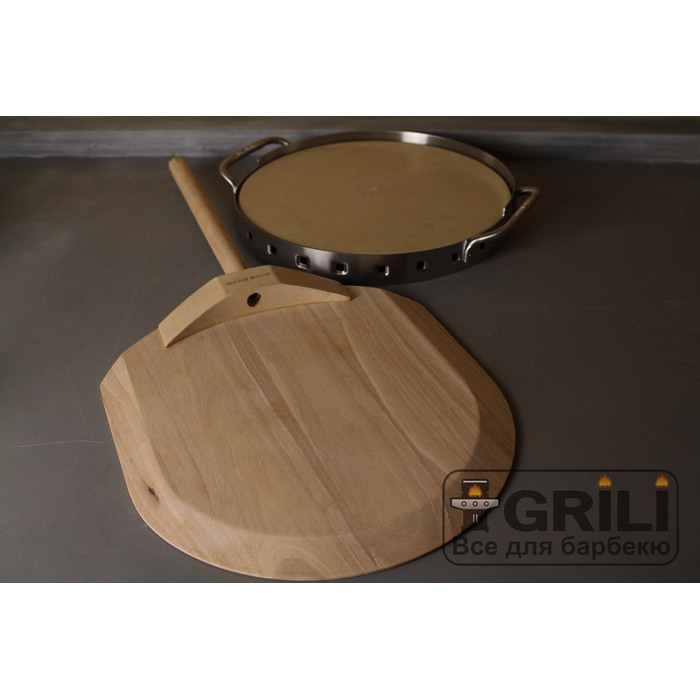 Набір для піци «Керам». камінь, шпатель, форма Broil King 69816 (69815) Код: 003334