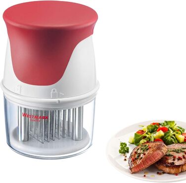 Длина 23,8 см, Нержавеющая сталь/алюминий со специальным покрытием, безопасным для пищевых продуктов, Steakmaster, Серебристый, 62202260 (Steaker)