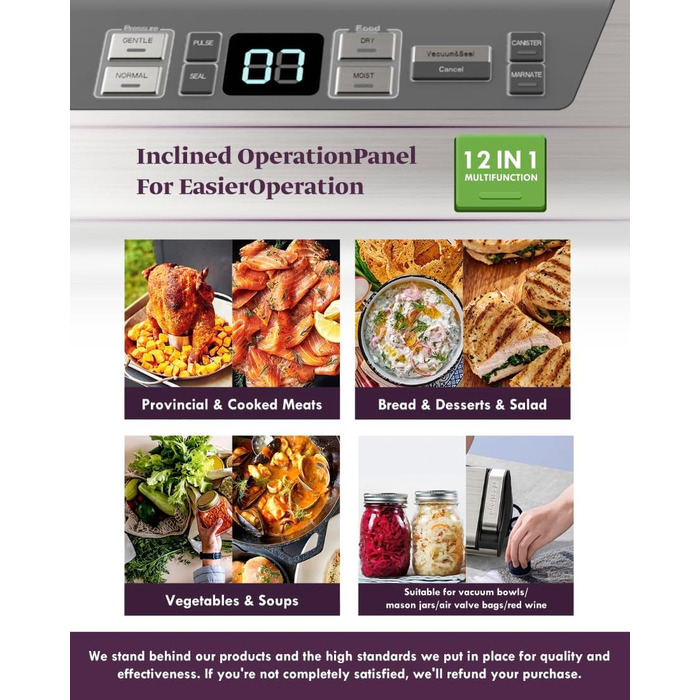 Вакуумний пакувальник 140 Вт Mesliese