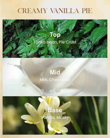 Ароматична свічка M&SENSE надзвичайно велика, час горіння 150 годин, натуральна ароматерапевтична свічка з 3 гнітами, сильний аромат, тривале горіння, подарункова свічка та прикраса для дому, подарунки для жінок (400 г, ваніль)