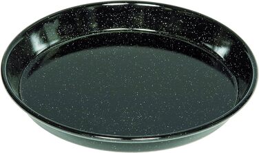Деко для піци 32, ФОРМИ ДЛЯ ВИПІЧКИ КЛАСИЧНІ, діаметр 32 см, висота 3,3 см, емаль, чорний, індукційний, 0649-022