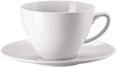 Чашка комбінована 0,29 л з блюдцем, білий Mesh Rosenthal
