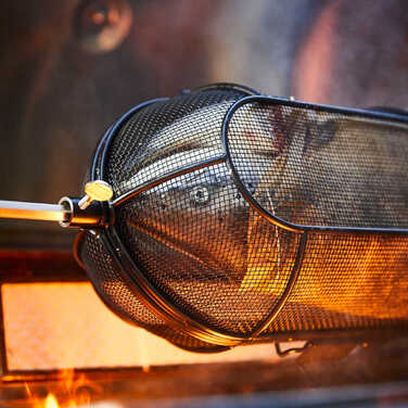 Корзина-сетка для вертела SANTOS, для гриля, круглая, черная, антипригарная 897535 Код: 010972