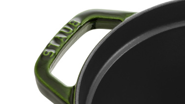 Кокот овальний 31 см, зелений базилік Staub