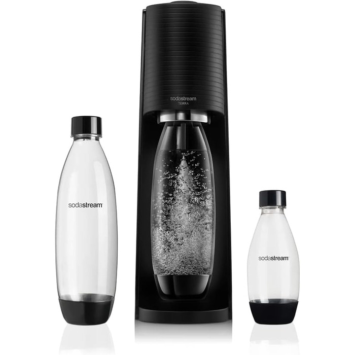 Набір для газування води, 5 предметів, чорний Terra SodaStream