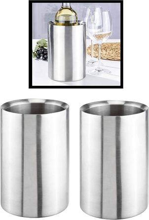 Охолоджувач для вина з нержавіючої сталі 2 шт Bambelaa!
