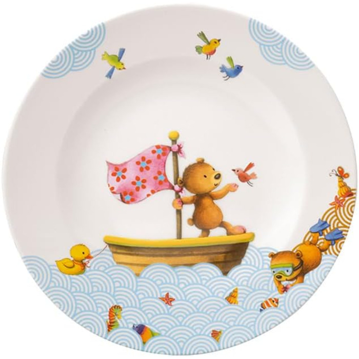 Дитяча плоска тарілка 21,5 см Happy as a Bear Villeroy & Boch