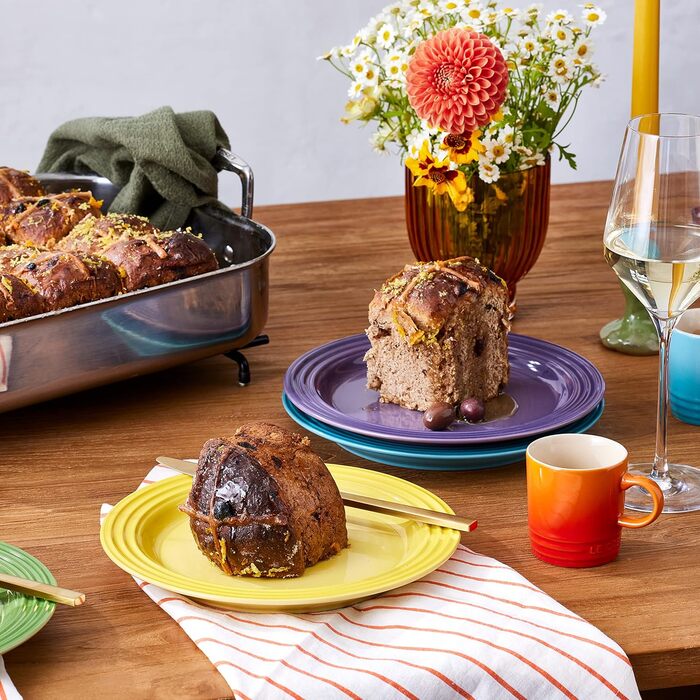 Набір тарілок для сніданку 22 см, різнокольоровий Le Creuset