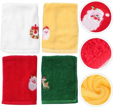 Набір з 4 різдвяних кухонних рушників 45 x 32 см Ciieeo
