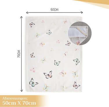 Набір із 3 багатоцільових кухонних рушників Maison d&39 Hermine Rural Christmas, 100 бавовна Барні рушники День подяки/Різдво (50 см x 70 см) (Botanical Fresh)