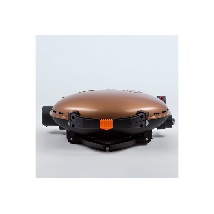 КОМПЛЕКТ Портативний переносний газовий гриль O-GRILL 500, бронзовий + шланг в подарунок! Код: 011674