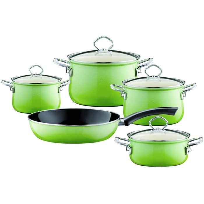 Эмалированный набор посуды из 9 предметов Riess