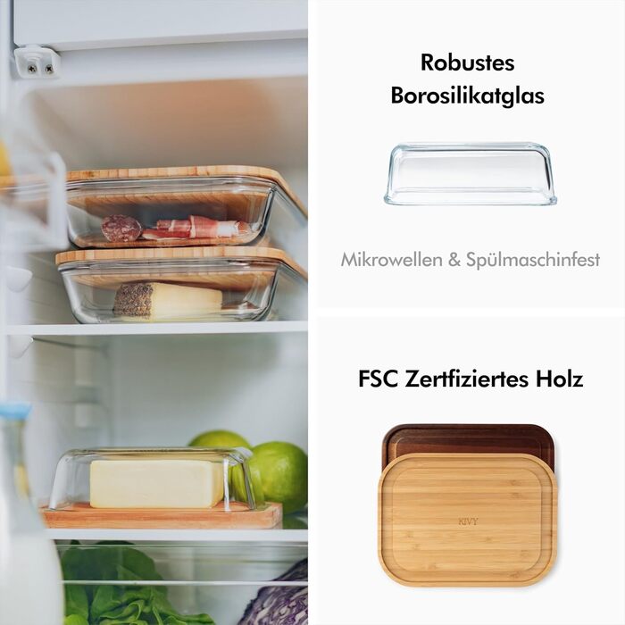 Маслянка на 250 г, дерево акації, KIVY