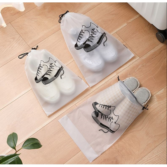 Сумка для обуви 29 х 43 см, прозрачная, водонепроницаемая Vialex