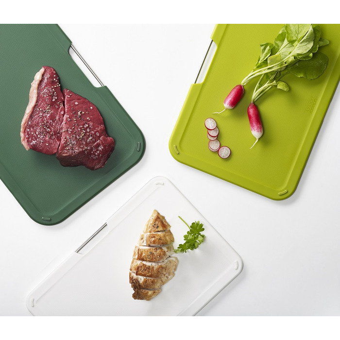 Дошка обробна, набір 3 предмета зелений Nest Regular Joseph Joseph